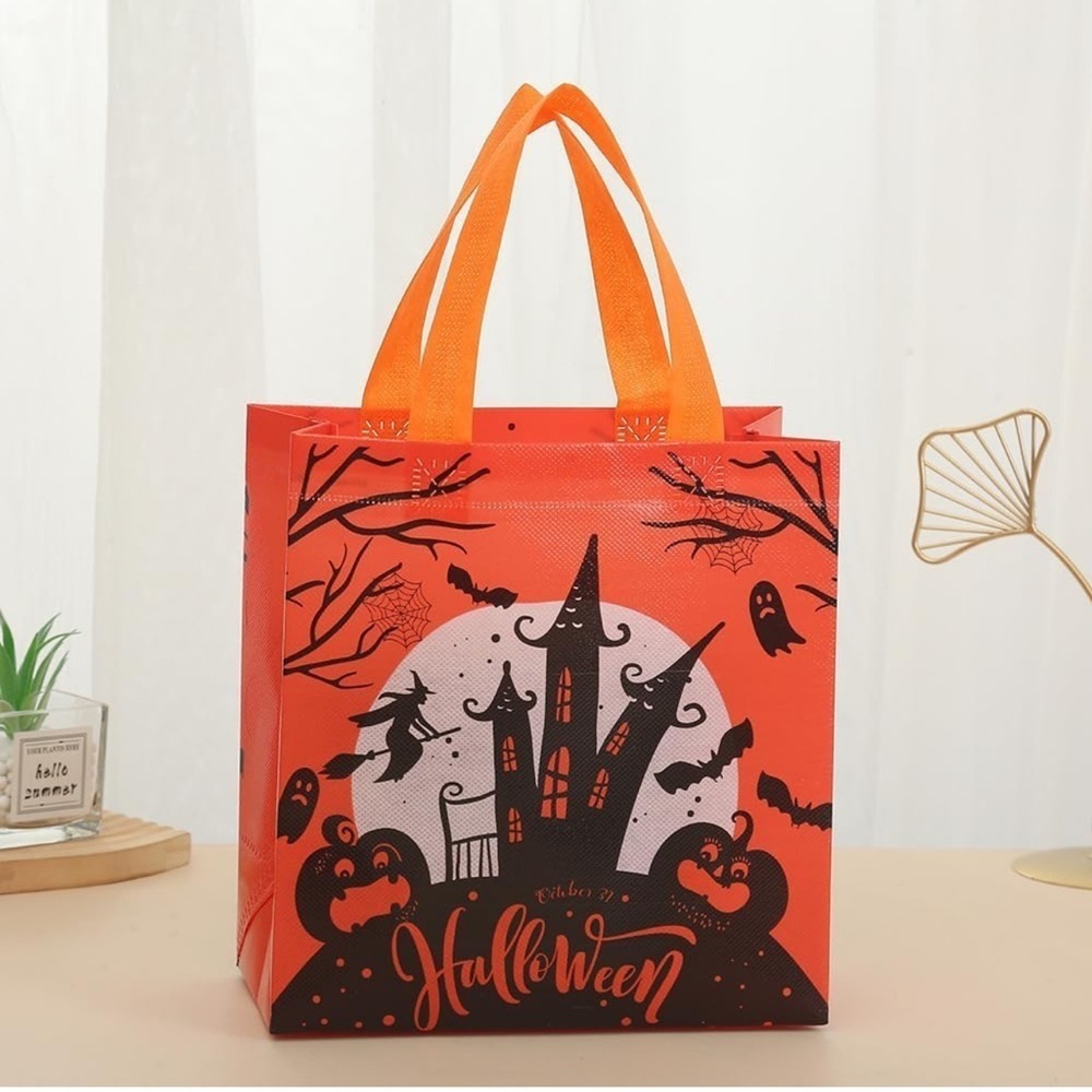 Reusable Halloween Horror, Woven Gift Bags - Birthday Parties, Gift Wrap…​​​ - Picture 7 of 8
